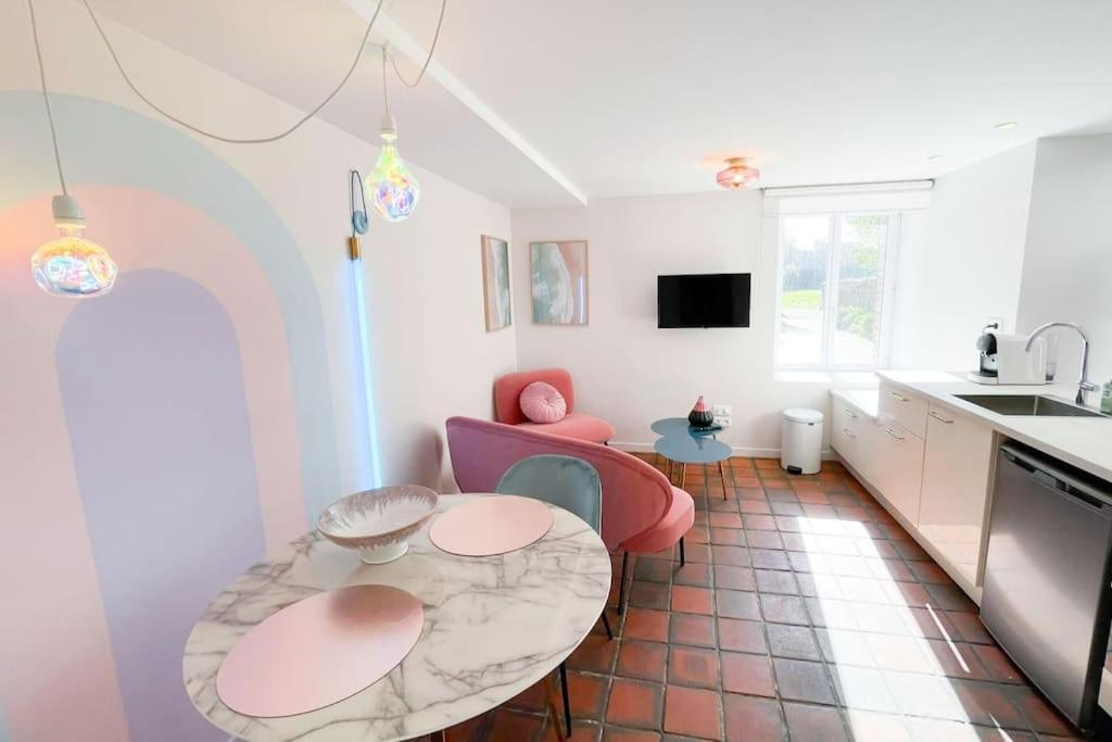 Appartement Aquaroom Rdc - Plage 50M - Rue Gratuite Saint-Malo Bagian luar foto